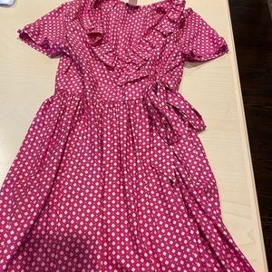 Jcrew wrap dress size 4